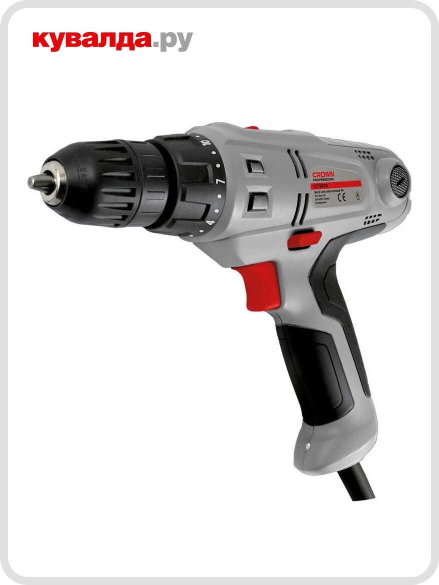 Шуруповерт сетевой Crown CT10113