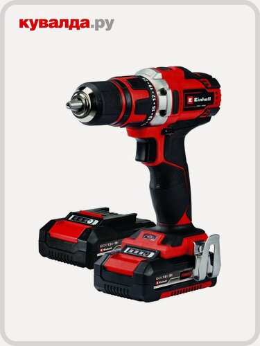 Изображение товара Дрель-шуруповерт аккумуляторная EINHELL PXC TE-CD 18/40-1 Li (2x1,5 Ah)