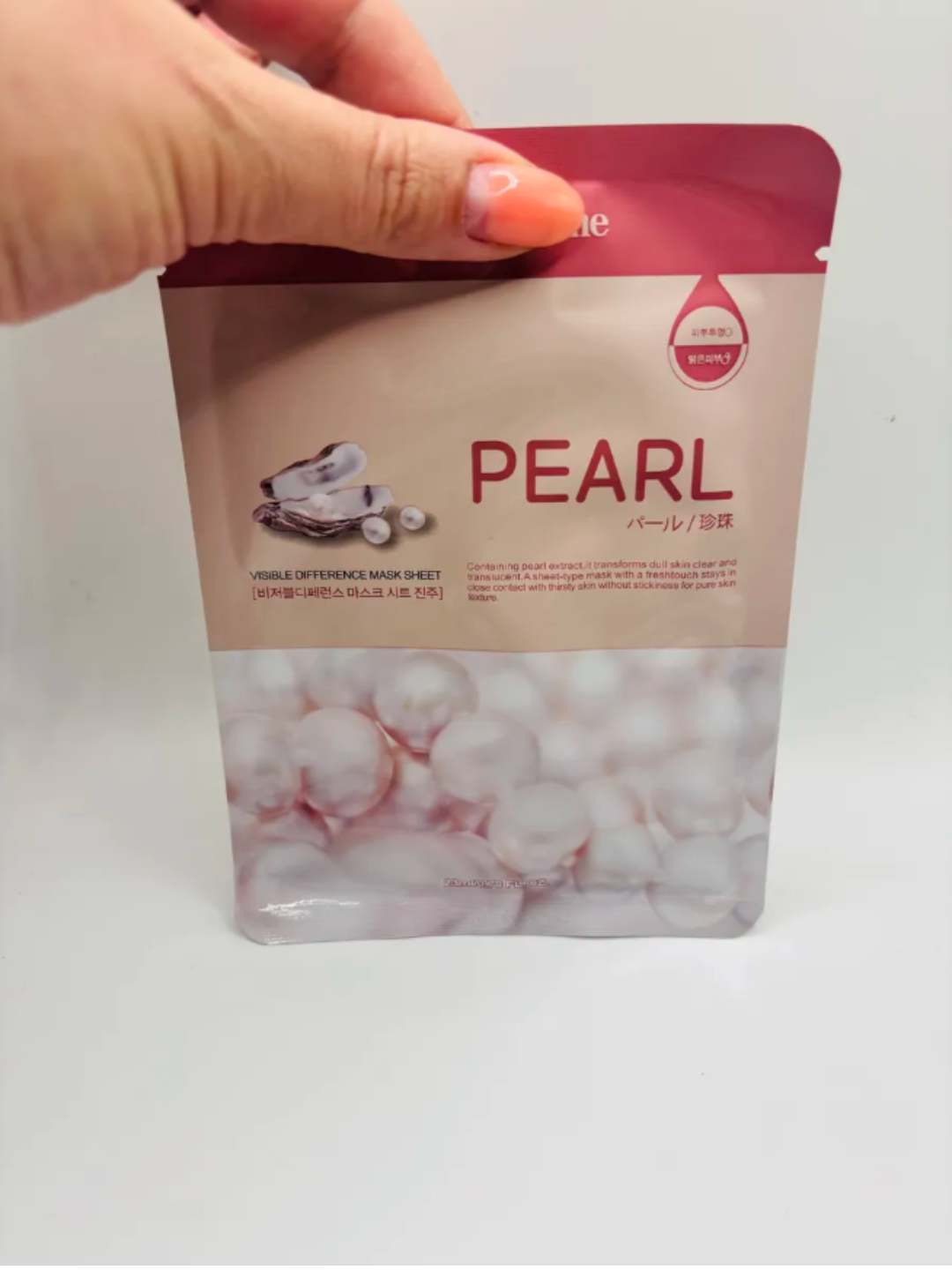 Тканевая маска ANAS, Visible Difference Pearl, для лица, с экстрактом жемчуга — фото 1