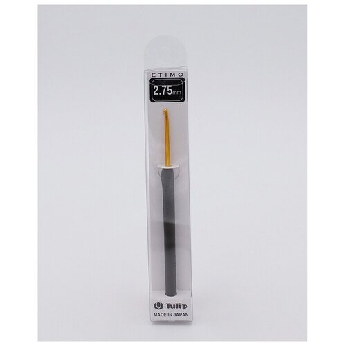 Крючок для вязания с ручкой ETIMO 2,75мм, Tulip, T15-450e блокнот с ручкой remember tulip