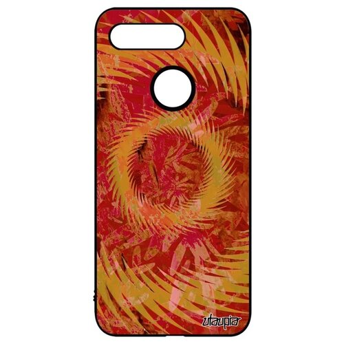 фото Противоударный чехол на мобильный // honor v20 / view 20 // "мандала спираль" антистресс узор, utaupia, красный