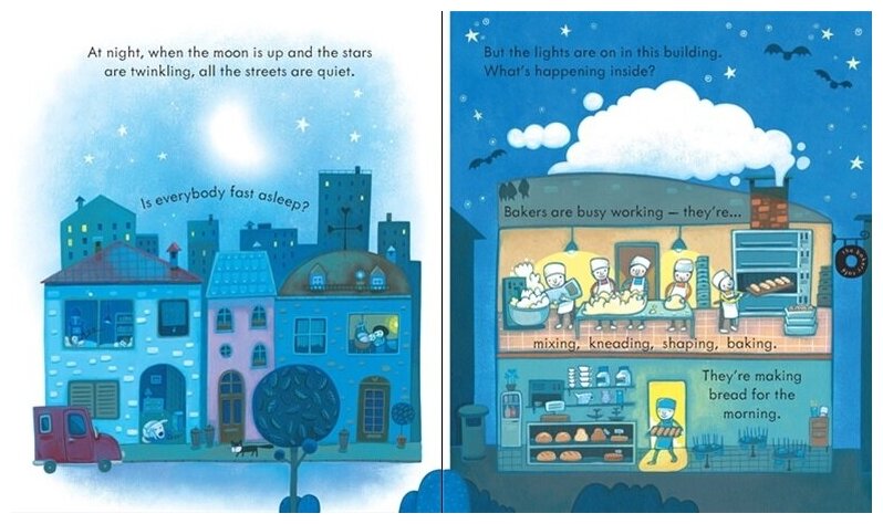 Usborne Peep Inside Night time