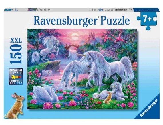 Пазл Ravensburger Единороги в лучах заката, 150 эл.