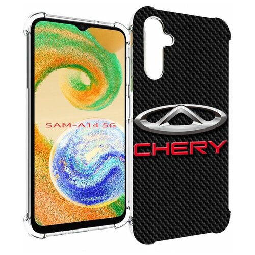 Чехол MyPads чери chery 2 для Samsung Galaxy A14 4G/ 5G задняя-панель-накладка-бампер