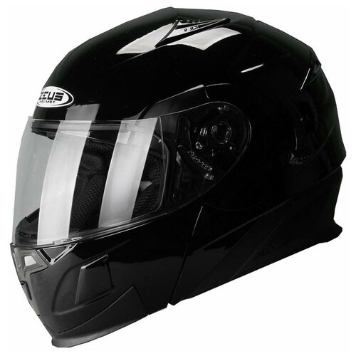 фото Шлем модуляр zeus zs-3020 черный глянец zeus helmet