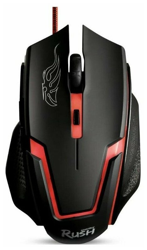 Мышь проводная Smartbuy RUSH Walker черный