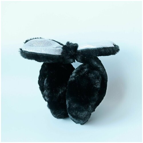 Наушники зимние утеплённые с ушками черные 1 шт 43900₽