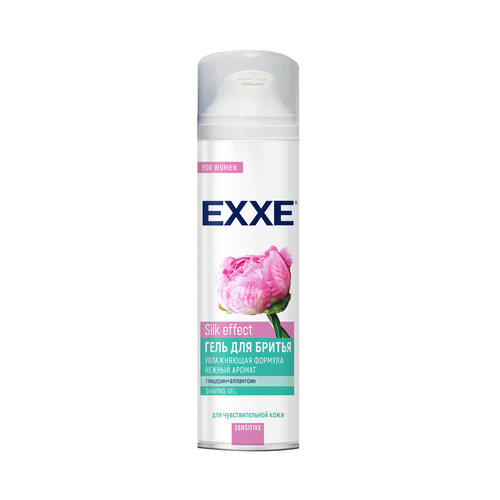 EXXE Гель для бритья Silk effect Sensitive 200 мл 271 г 1 шт. белый