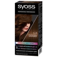 Syoss Color Стойкая крем-краска для волос, 4-8 Каштановый шоколадный, 115 мл