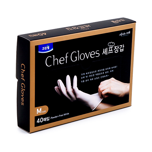 Перчатки нитриловые гипоаллергенные Chef Gloves Clean Wrap (40 шт.)