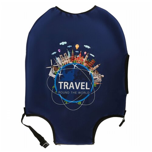 фото Чехол для чемодана dr.koffer lc-002s, синий