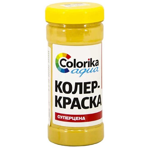 Колеровочная краска Colorika Aqua Колер-краска на водной основе, охра, 0.5 кг