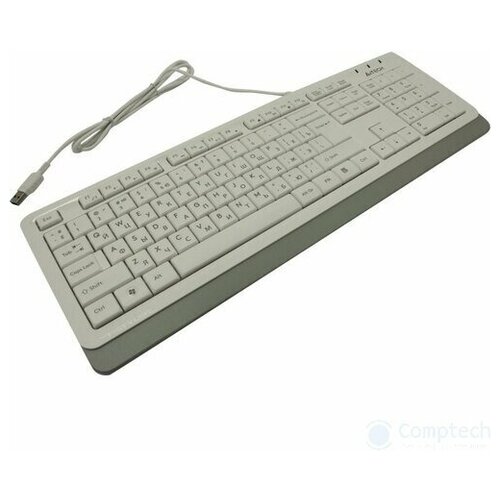 Клавиатура A4Tech Fstyler FK10 белый серый USB 219500₽