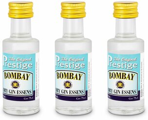 Эссенция для самогона Prestige "Bombay Dry Gin" ароматизатор пищевой "Джин сухой Бомбей" 3шт.