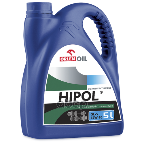 Трансмиссионное масло ORLEN OIL Hipol Semisynthetic 75W-90 5 л