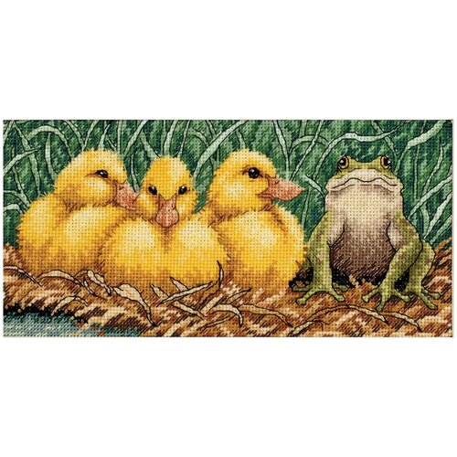 фото Набор для вышивания classic design 4405 маленькие друзья 23х11 см