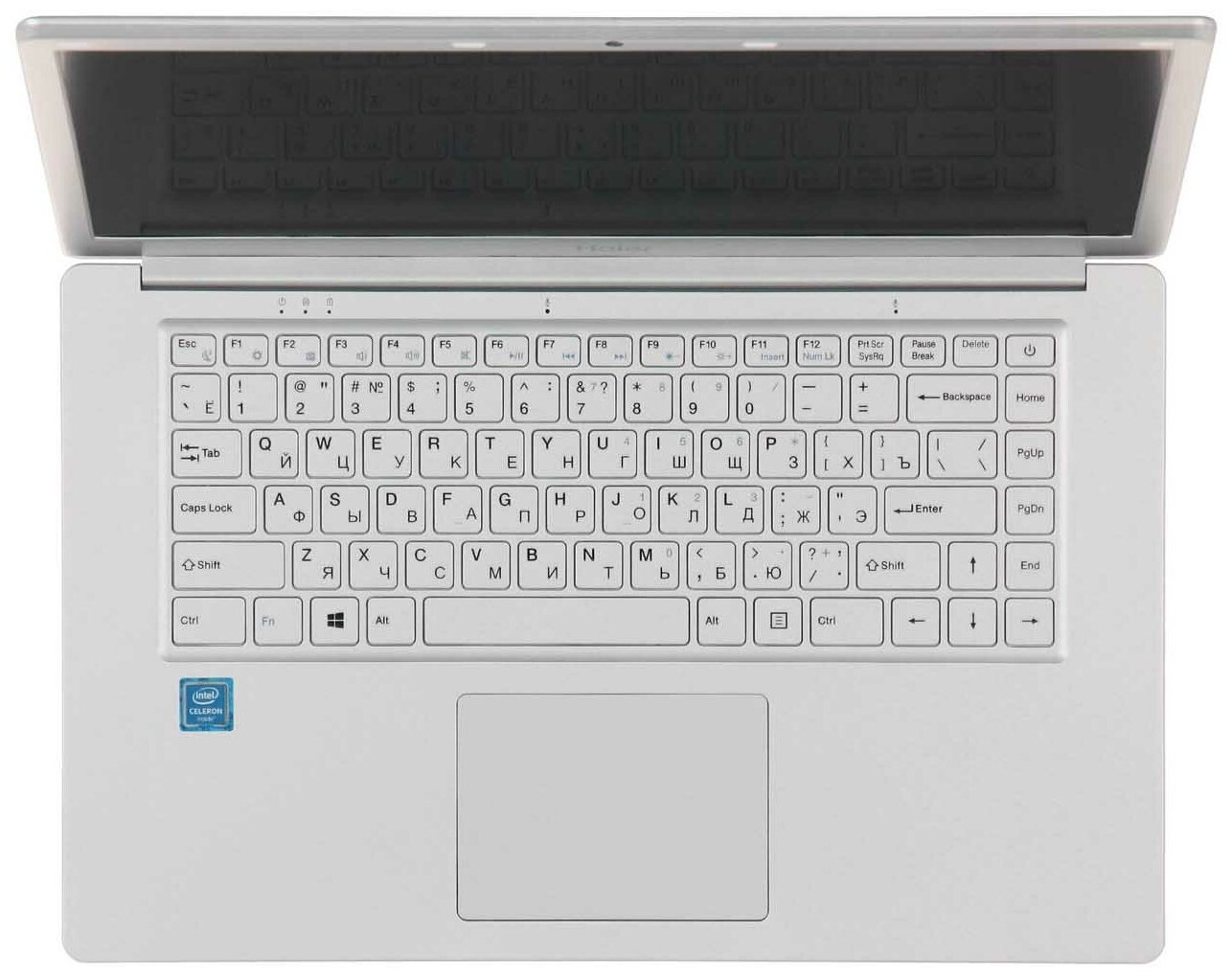 Ноутбук Haier U1520SM 156 FHD IPSCel N40204GB128GB SSDUMA5000 mAhW10Silver