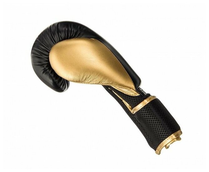 Перчатки боксерские Aero 2.0 черно-золотые, 10 унций clinch - фото №4