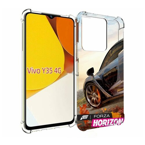 Чехол MyPads Forza Horizon 4 для Vivo Y35 4G 2022 / Vivo Y22 задняя-панель-накладка-бампер