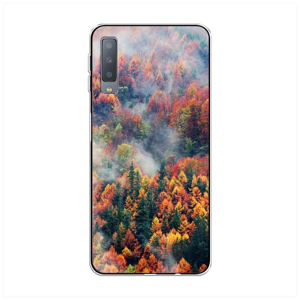 Силиконовый чехол "Лес 12" на Samsung Galaxy A7 2018 / Самсунг Галакси А7 2018