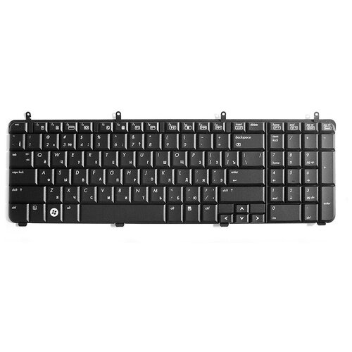 Клавиатура для ноутбука HP Pavilion DV7-2000 DV7T-2000 Series Плоский Enter Черная без рамки PN NSK-H8W0R 1338₽