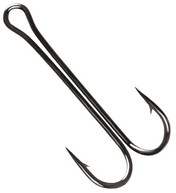 Крючки двойные Crazy Fish LONG TAIL Double Hook #04 (5 шт) LTDH-4-5