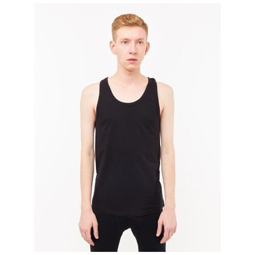 фото Майка глория трикотаж m1-003(170-176), размер 58, черный (чёрный)