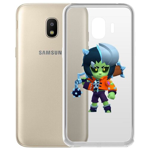 фото Чехол-накладка clear case brawl stars-зомбиби для samsung galaxy j2 (2018) (j250) krutoff group