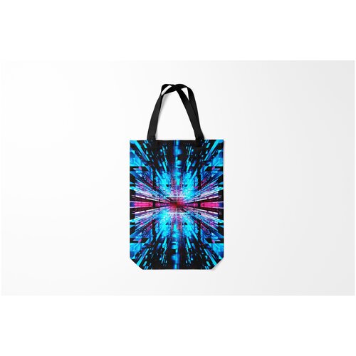 фото Сумка-шоппер / 31х42 см / программисты / принты для программистов абстракция burnettie