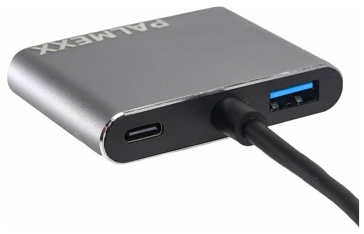 Адаптер-переходник PALMEXX 4 в 1 USB-C (Type-c) to 2*HDMI+USB3.0+USBC