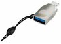 Переходник Hoco UA9, OTG, USB Type-C(m) - USB3.0 (f), Pearl Nickel