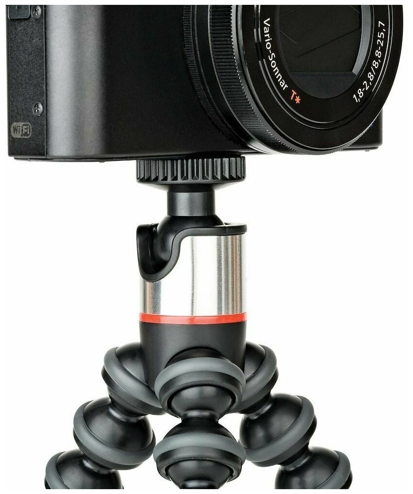 Штатив Joby GorillaPod 500 Action для фото- и GoPro камер (черный/серыйl) - фото №18