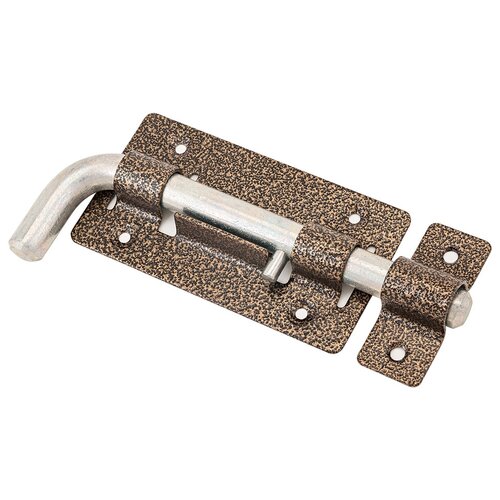 Засов дверной ЗД-03 круглый г-образный (бронза антик) 