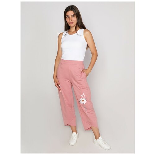 фото Брюки margo, размер 48, пудровый