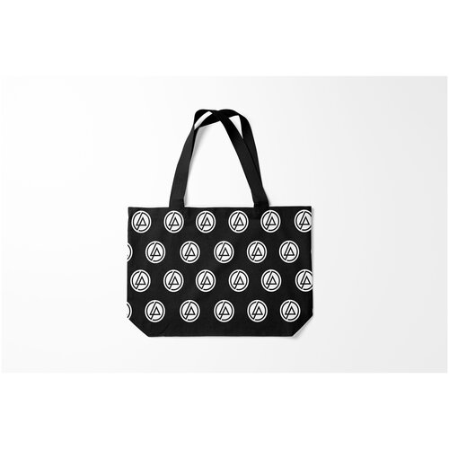 фото Сумка-шоппер / 46х35 см / рок / linkin park burnettie