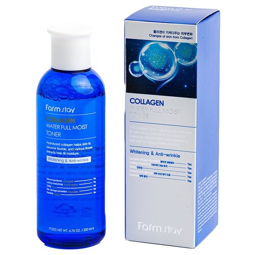 Farmstay Тонер с коллагеном Collagen Water Full Moist, 200 мл