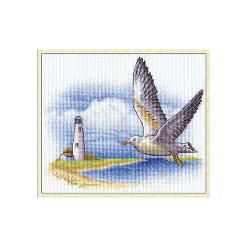 фото Набор для вышивания panna pt-0547 ( пт-0547 ) чайка 3 шт.
