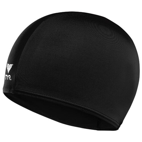 фото Шапочка для плавания tyr lycra cap, цвет 001 (black)