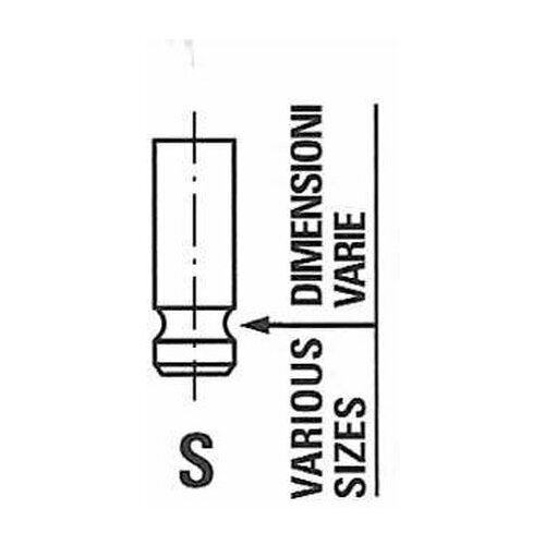 Впускной клапан Freccia R6862SNT для Renault GRAND SCENIC III JZ01 III, Megane III, Scenic III