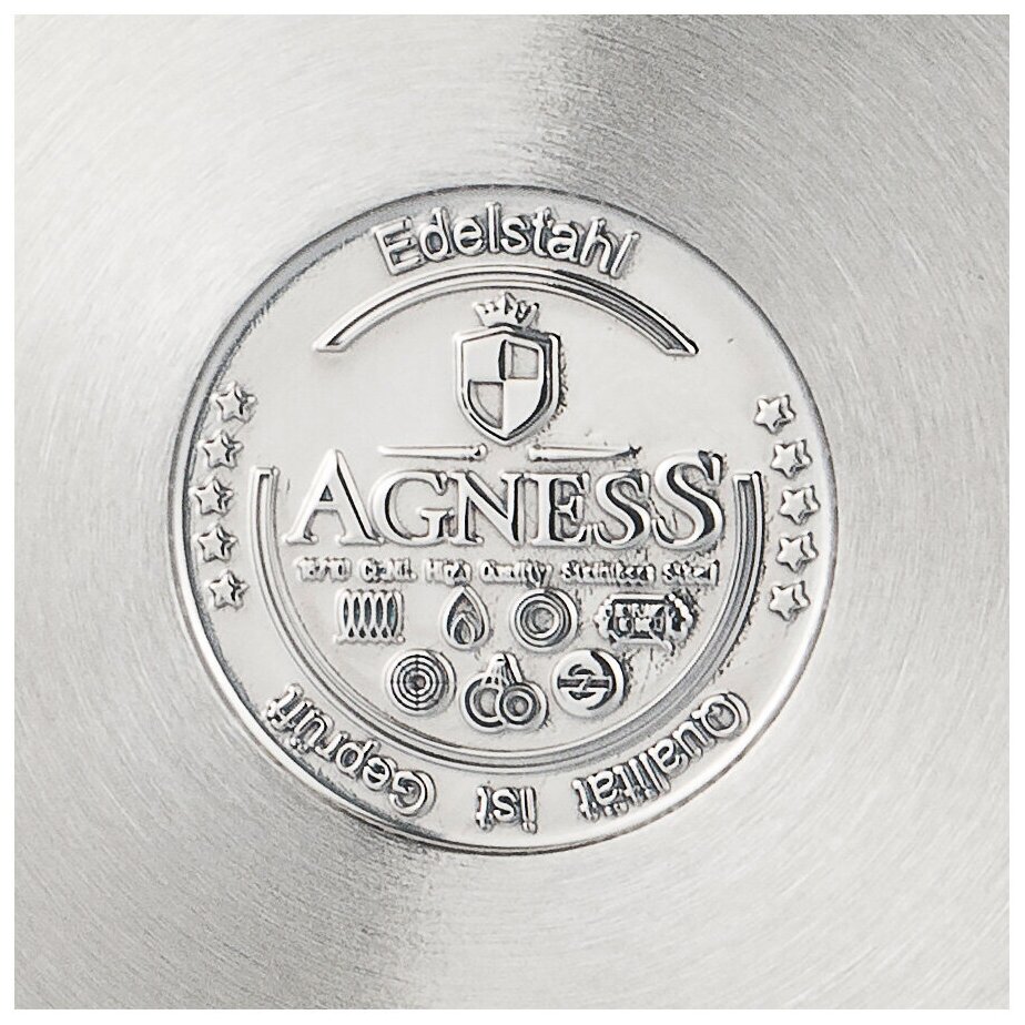 Кастрюля гармония 31 л индукция Agness (145027)