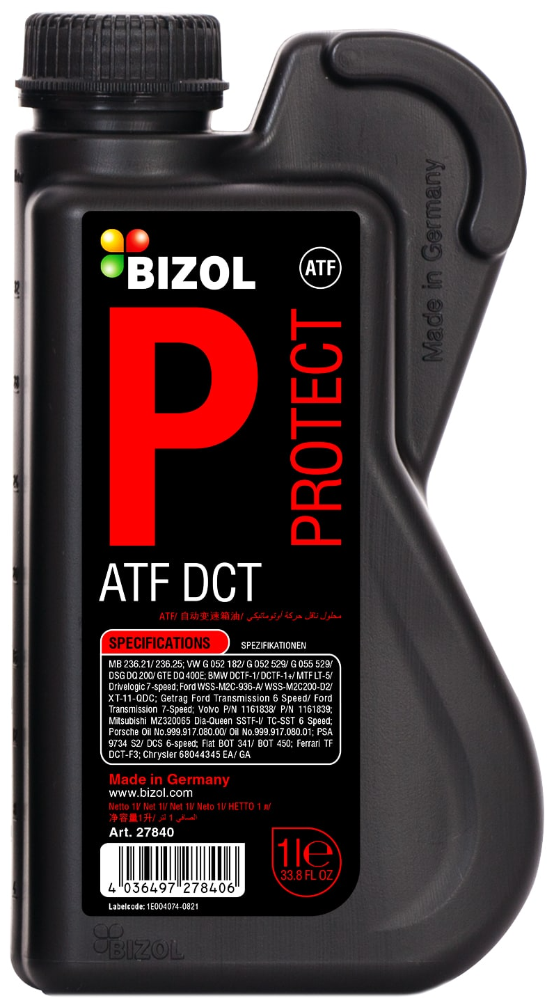 Масло трансмиссионное BIZOL Protect ATF DCT