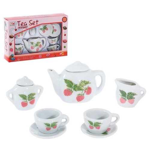 Купить Набор керамической посудки «Цветочное чаепитие», 7 предметов, керамика
