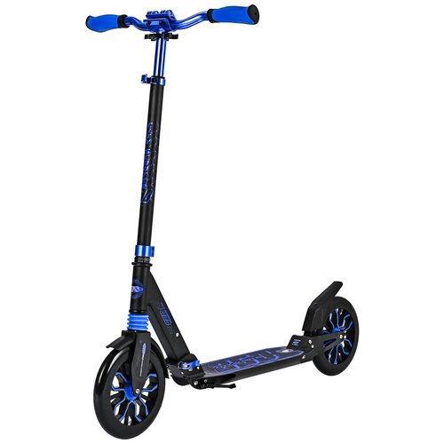 Самокат Sportsbaby Городской самокат Sportsbaby City Scooter MS-230 черно-синий детский 2 колесный городской самокат sportsbaby ms 230 черный