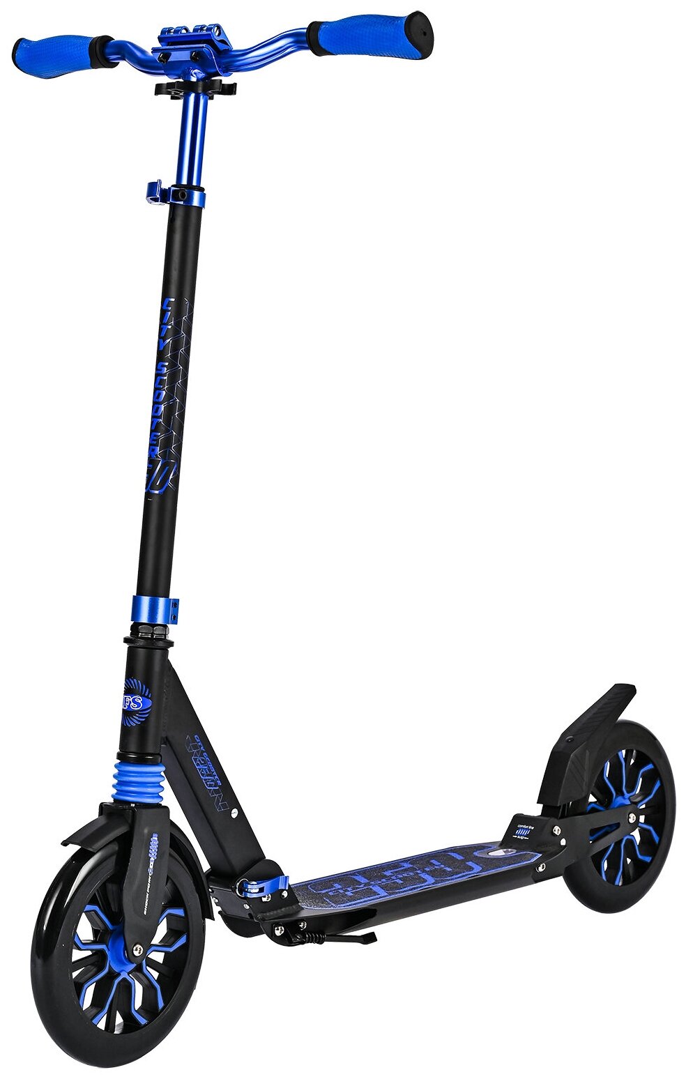 Самокат Sportsbaby Городской самокат Sportsbaby City Scooter MS-230 черно-синий