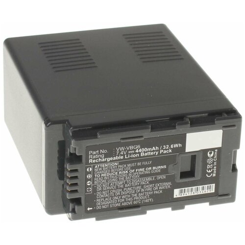 усиленный аккумулятор для panasonic vw vbk180 vw vbk180e k Аккумулятор iBatt iB-U1-F215 4400mAh для Panasonic AG-AC160, AG-HMC154ER, AG-HMC84ER, AG-HMC74ER, AG-AC130, AG-AC120, AG-AF104ER, AG-HMC40, AG-AC120EN, AG-AF100, AG-AC160EN, AG-HMC41E, AG-AC130EN, AG-AC160P,