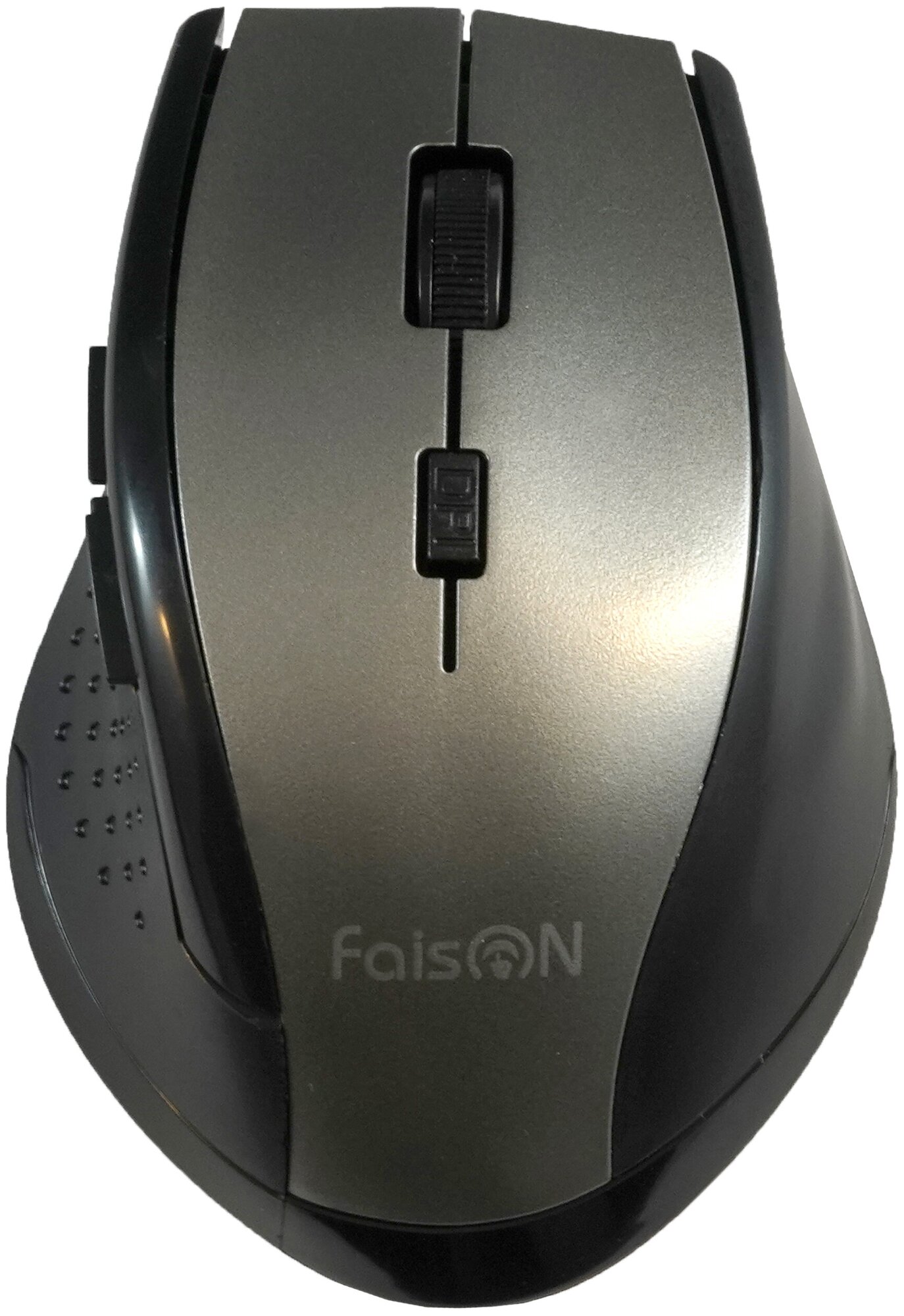 Беспроводная мышь FaisON, M-10, Take, 1200 DPI, USB, серый