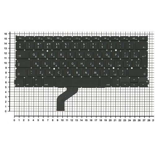 Клавиатура для ноутбука MacBook Pro A1425 большой enter 1500₽