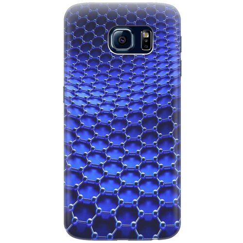 фото Силиконовый чехол на samsung galaxy s6 / самсунг с6 с принтом "молекулярная цепь gosso
