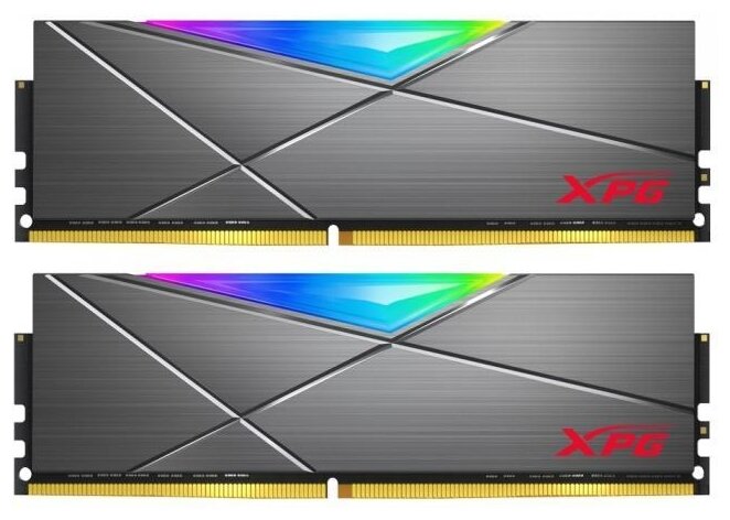 Оперативная память XPG Spectrix D50 16 ГБ (8 ГБ x 2 шт.) DDR4 3600 МГц DIMM CL18 AX4U36008G18I-DT50