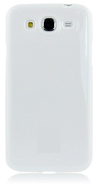 Из мягкого качественного силикона задняя панель-чехол-накладка Чехол. ру для Samsung Galaxy Mega 5.8 GT-i9150/i9152 белая
